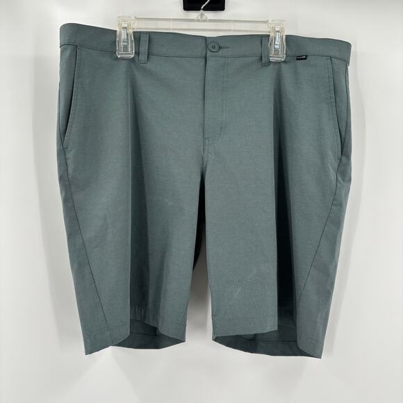 Travis Mathews Mens Sz40 Green Flat Front Golf Shorts - Picture 4 of 5